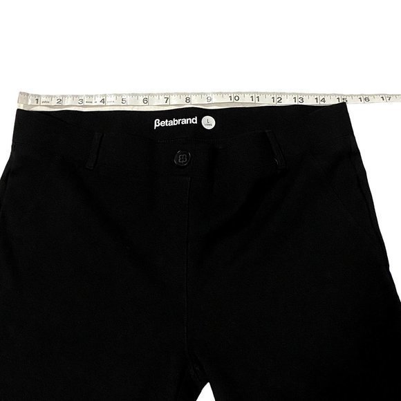 Betabrand Women's Straight-Leg‎ Classic Dress Yoga Pant Size Large Long W1550-BK - Picture 7 of 7